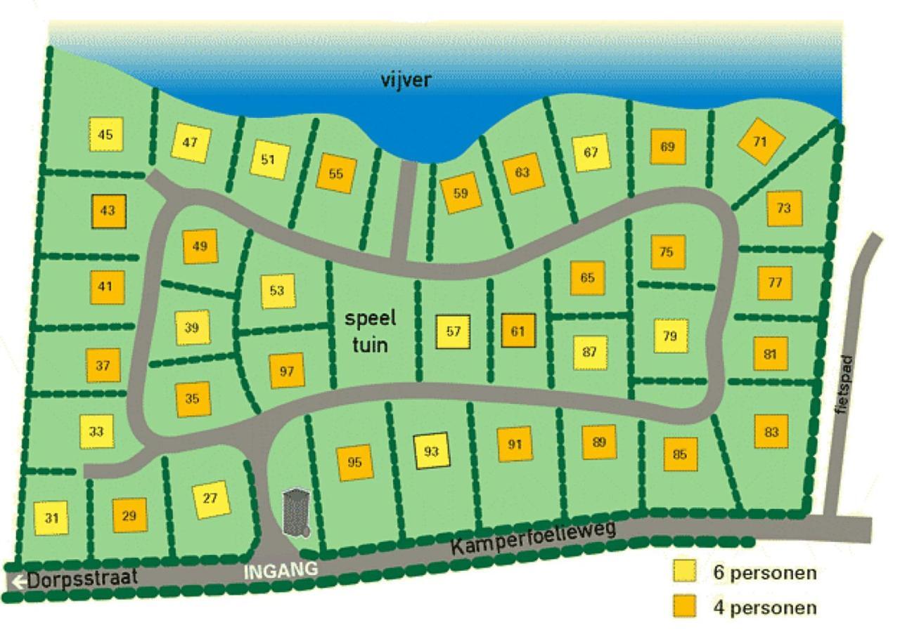 Villapark Kamperfoelie 63 دي كوخ المظهر الخارجي الصورة